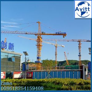 Kind of hammerhead tower cranes qtz63 for construction projects