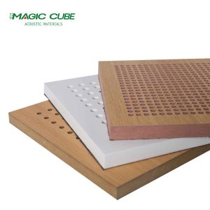 China Modern Design High Density 12mm/15mm/18mm Interior Decorative Perforated Wood Panels on sale