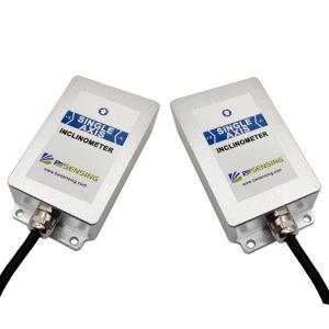 Cheap BWH517 High-Precision Modbus Single Axis Inclinometer Tiltmeter Accuracy0.003° RS232/RS485/TTL Optional for sale
