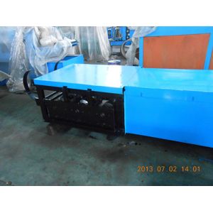 7.5KW Steel Gutter Roll Forming Machine Line 3 Phase High Tensile Strength