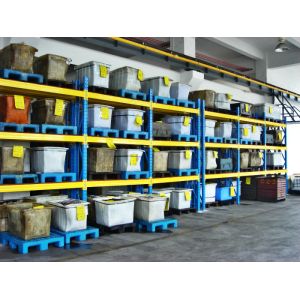 Industrial Back To Back Selective Pallet Racking With Deoil , Derusting Surface