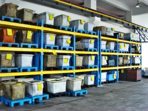 China Heavy Duty Selective Pallet Racking With Plywood Deckin , Steel Racking Systems on sale