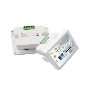 720 * 720 White Touch Screen Dimmer Switch For Hotel Room 24V / 90mA Backlight