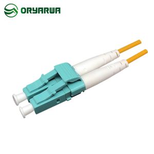 20mm Long Boot LC Duplex Fiber Connector Multimode Fiberoptic Connectors