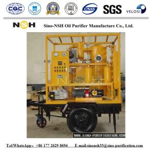 Mobile 30000L / H Transformer Oil Filtration With Trailer Vacuum Purifier Equipment