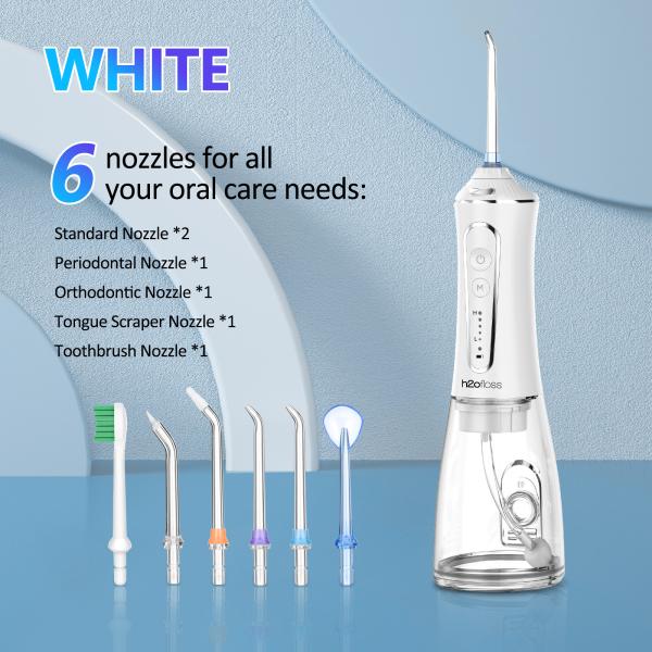Multi Pik IPX7 Professional Portable Electric Dental Irrigator Oral 400ml Floss