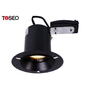 China White / Black Fire Rated Trimless Downlights , 75mm Cut Out Downlights on sale