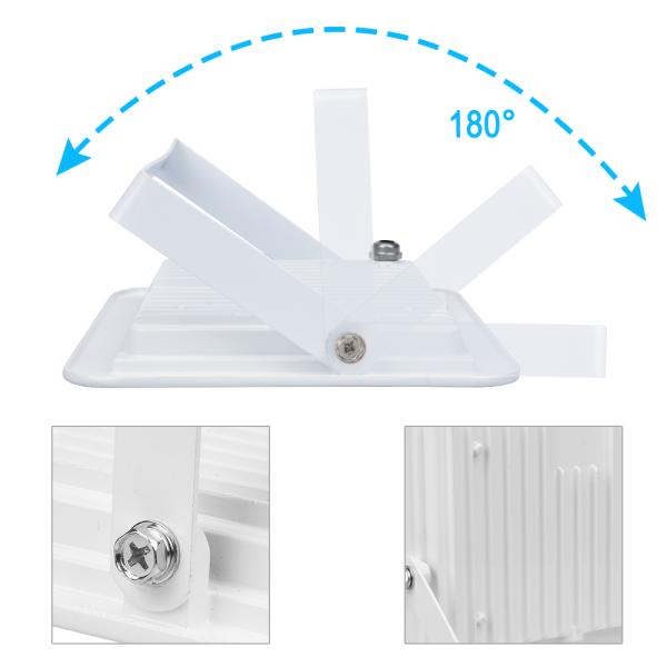 Aluminum Housing Industrial LED Flood Lights High Energy Efficiency For Buildings