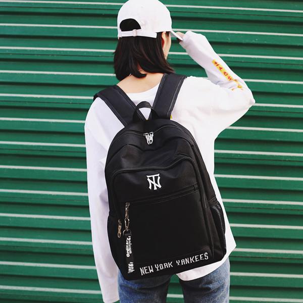 Quality Korean version of cool letters backpack students fashion large capacity schoolbag waterproof casual backpack girl wholesale