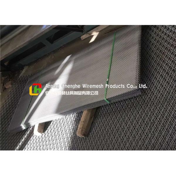 Low Carbon Galvanized Expanded Metal Mesh Diamond Shape Hole For Wall Construction
