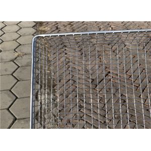 Customized Size Wire Mesh Basket Tray Heat Resistance For Dehydration