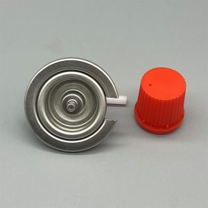 Durable Cassette Gas Valve for Portable Stoves with Leak-Proof Design and Easy