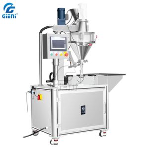 Rotary Automatic Loose Powder Filling Machine With Weighing Sensor Screw Feeding