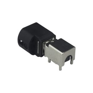 OEM ODM FAKRA HSD LVDS 4 Pin A Code Black Color Connector For PCB Mount