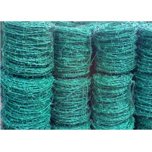 13 Gauge ISO 9001 Galvanized Barbed Wire 1.8cm High Tensile Barbed Wire Fence