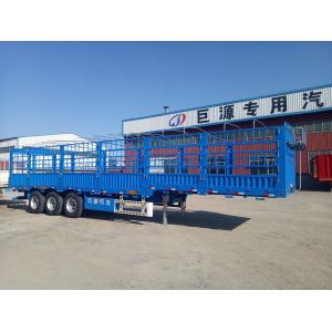 7-Way Electric System Semi-Trailer Perfect for Transporting Livestock and Bulk