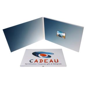 Cheap Lithium Rechargeable LCD Screen Greeting Card With USB Port Connection for sale