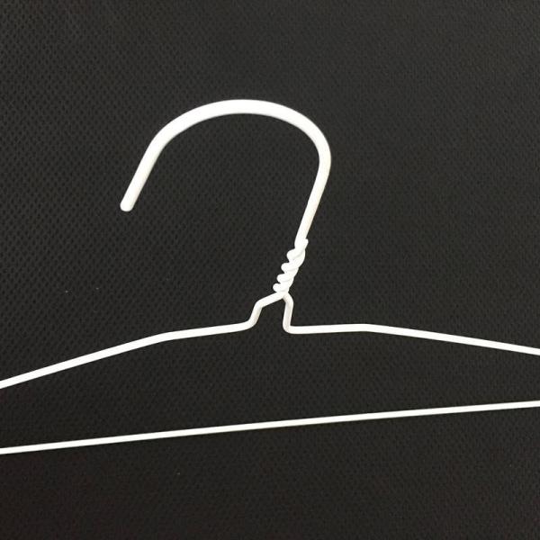 Quality Disposable White Wire Hangers Diameter 2.5mm Environmental Protection wholesale