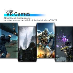 4 Players Virtual Reality Amusement Park Simulator 9D VR Gaming Platform