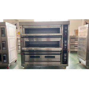 Low Energy Consumption Gas Deck Oven For Bakery Breads 220V50HZ Voltage 0.3KW