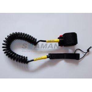 BASF urethane Premium Coiled SUP Leash For Paddleboard & Surfboards with Double
