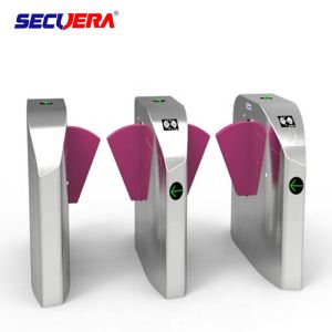 Flap type automatic turnstile control board access control barcode wing