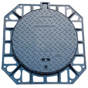 Load-Bearing Ductile Iron Manhole Cover for Industrial Use