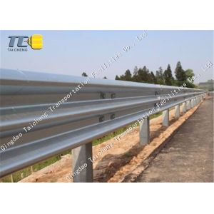 Corrosion Resistance W Metal Beam Crash Barrier Cold Galvanized Spray