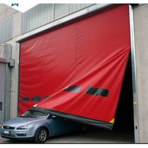 Warehouse Soft Pvc Rapid Roller Doors Curtain Zipper Vertical Overhead Quick