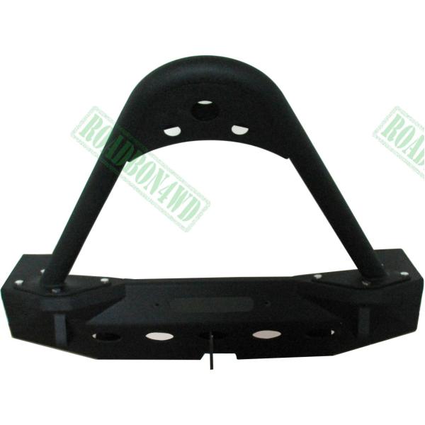 Quality 07-16 Jeep Wrangler JK Power Front Bumper Auto Bumper Front Winch Bumper for JK Wrangler BLACK FRONT BUMPER FOR JK wholesale