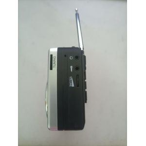 XIBOMAN Portable FM AM Radio Cassette Recorder with CD Support and Backup