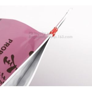 Slider Zipper Flat Bottom Side Gusset Dog Pet Food Packing Bag, Gravure Printing