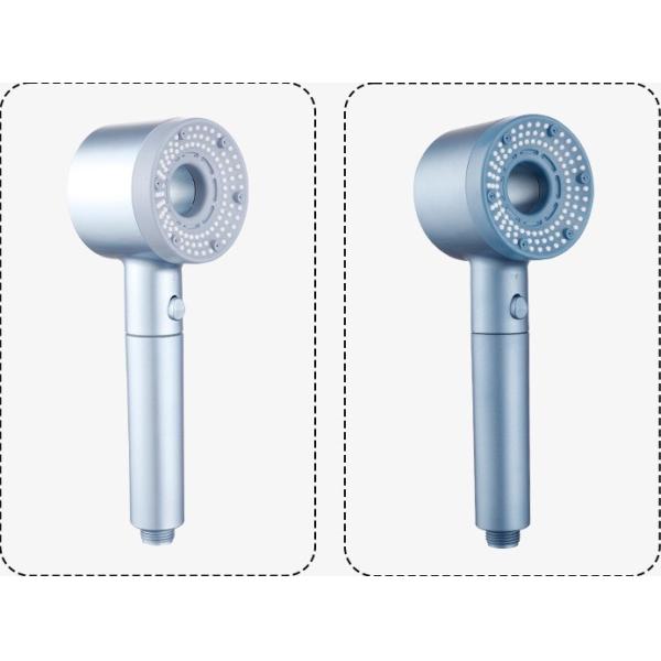 Newly designed 5-function shower head, high-pressure manual shower head, bathroom accessory, household handheld shower head