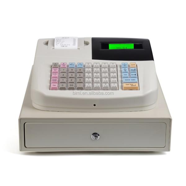 Quality Automatic Shop Mini Cash Register with PLUS 6000 CPU and 128mm * 64mm Display wholesale