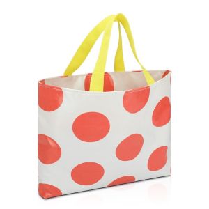 Folding Canvas Tote Shopping Bag Large 3 Pack Handbags Purses Wallets 15.5X12.5"