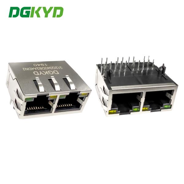 Quality RJ45 network port connector with built-in 2.5G integrated transformer DGKYD312Q340DB2A4DN2 wholesale