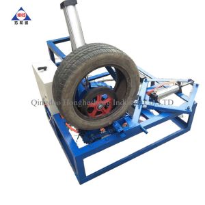 Car Tire Sidewall Cutter Machine / Tire Cutting Machine Into 3 Pieces