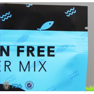 Custom Printed Plastic k Bag,Resealable Grip Seal Zipper bag