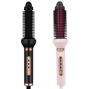 China Anti Scald Electric Heated Hair Brush Curler Lightweight Multifunctional on sale