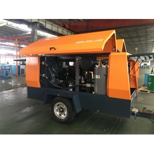 Small Screw Air Compressor Portable Mining Diesel Engine Air Screw Compressor