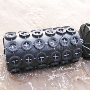 Net Type Dock Floating Marine Foam Fender , Solid EVA Foam Fender