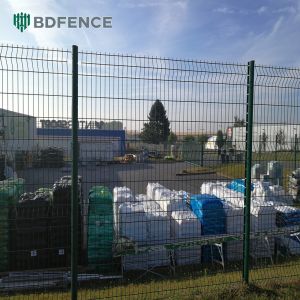 High Security Prism 3d Fence Panels Pvc Coated Metal Wall Fencing Panel Trellis