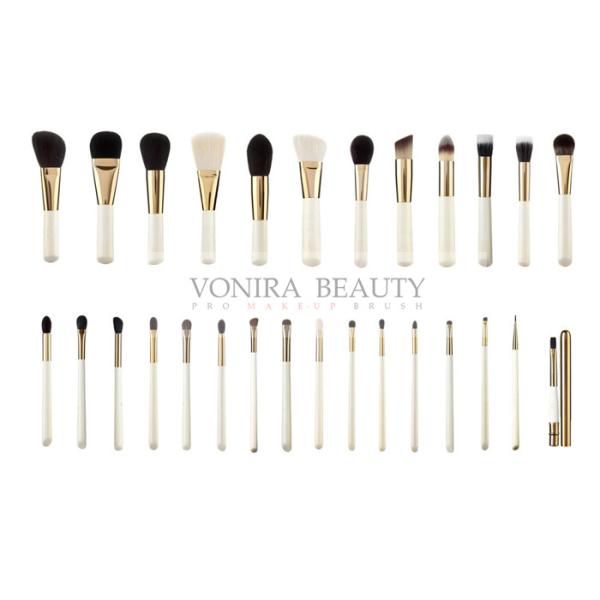 Quality Professional Full Line Gold Color Makeup Brush Set Custom Private Label wholesale