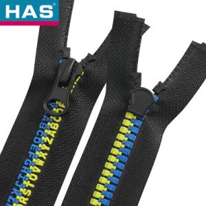 #3 Eco Friendly Plastic Jacket Zipper Smooth Invisible Zipper Lightweight