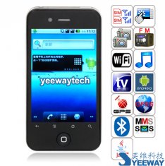 HiPhone H2000 Quad Band Dual Cards Dual Standby Dual Cameras WIFI JAVA Analog TV