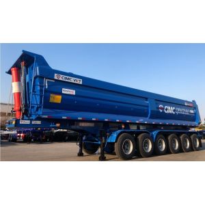 Steel Self Dumping Trailer3 Axles Trailer with ABS Anti-lock Braking System