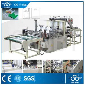 Cheap High Speed Plastic Bag Making Machine Six Lines Cold Cutting for sale