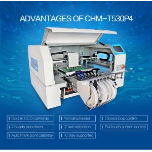 Linear Guide SMT Pick And Place Machine Charmhigh Desktop Automatic 8000cph