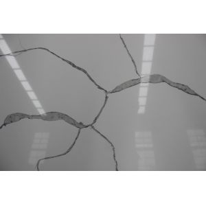 Durable Fire Proof Calacatta Quartz Countertops With Polished Surface Finished