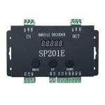 Addressable 5 Channel DMX Decoder SP201E DMX512 SPI Signal With Button Control